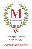 A Classic Christmas Monogram