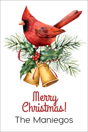 Christmas Birds Holiday Gift Tag