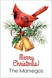 Christmas Birds Holiday Gift Tag
