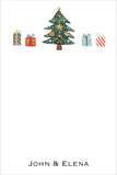 Tree and Gifts Christmas Holiday Gift Tag