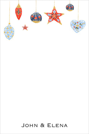 Ornamental Christmas Holiday Gift Tag