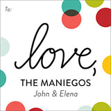 Nothing But Love Christmas Gift Tag
