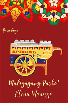 Sorbetes Dreams Christmas Gift Tag