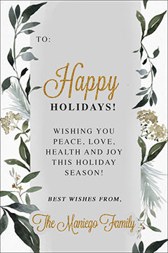 Wishing You Peace Christmas Gift Tag