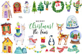 Cutesy Christmas Icons Gift Tag
