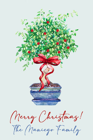 Christmas Topiary Gift Tag