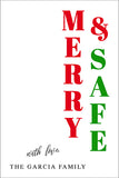 Merry & Safe Christmas Gift Tag