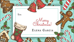 Oh So Cookie! Christmas Gift Tag