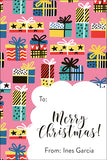Gift Pattern Christmas Gift Tag
