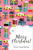 Gift Pattern Christmas Gift Tag