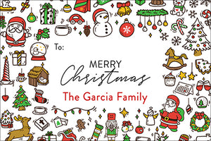 Where's Santa Christmas Gift Tag