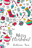 What a Colorful Christmas Gift Tag