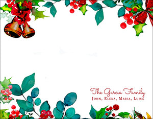 Festive Bells Christmas Gift Tag