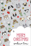 Holiday Pets Christmas Gift Tag
