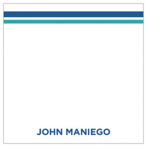 Blue Stripes For Men Gift Tag