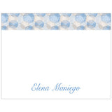 Bleige Patterned Personalized Boxed Note Cards