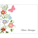 Garden Themed Personalized Boxed Note Cards