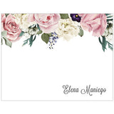Stunning Floral Personalized Boxed Note Cards
