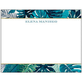 Tropical Leaf Themed Note Card Set