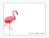 Flamingo Dance Personalized Note Cards