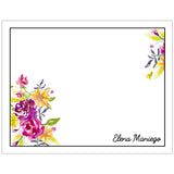 Hand Painted Botanics Personalized Note Cards