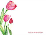 Three Tulips Personalized Note Cards