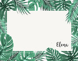 Greenery Vibe Personalized Note Cards