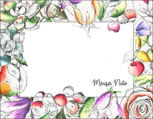Garden Blooms Floral Themed Notecard