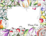 Garden Blooms Floral Themed Notecard