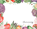 Garden Veggies Themed Notecard