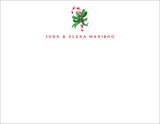 Candy Cane Holiday Notecard