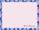 Blue Pink Jars Chinoiserie Notecards