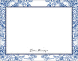 Pencil Drawn Peony Garden Chinoiserie Notecards