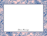 Pink Toile Chinoiserie Notecards