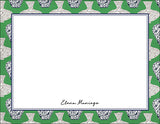 Exquisite Vases Chinoiserie Border Notecards