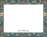 Exquisite Vintage Garden Chinoiserie Border Notecards