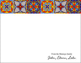 Portuguese Tiles Personalized Notecards