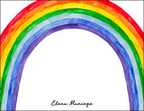 Rainbow Burst Personalized Notecards