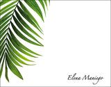 Solitary Palm Personalized Notecards