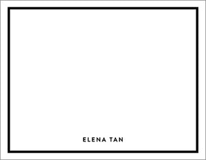 Popular Black Gift Tag or Notecard