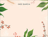 Floral Treasure Gift Tag or Notecard