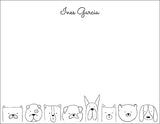 Puppy Sketches Gift Tag or Notecard