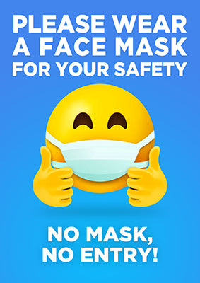 Emoji Wear A Mask Sign