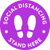 COVID-19 Social Distancing Floor Stickers