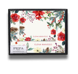 Holiday Flowers Boxed Note Cards and Gift Tags