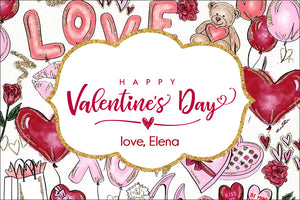 Quirky Valentine gift tag